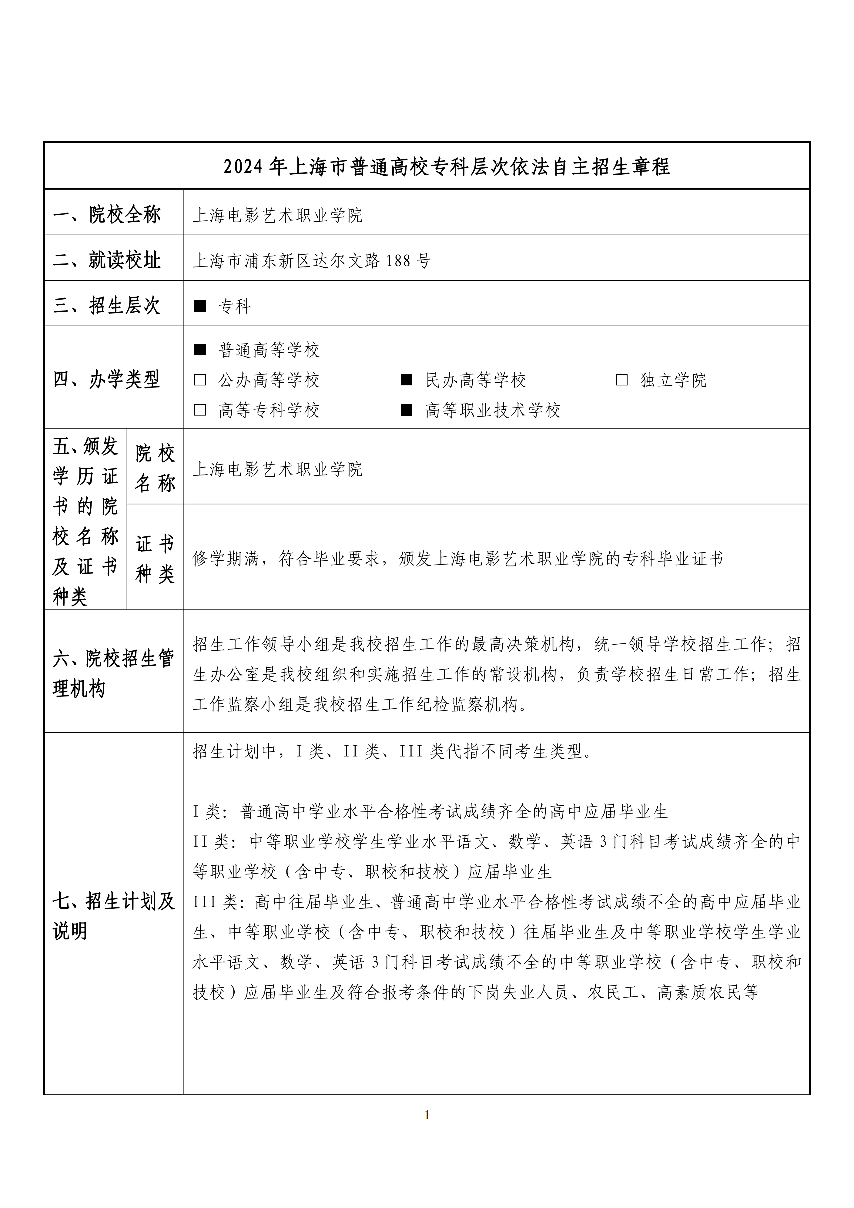 2024年上海电影艺术职业学院招生章程_00.png